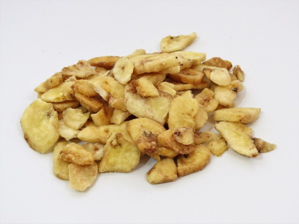 Geröstete Bananenchips, mit Honig