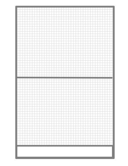 Volierenelement 103 x 200 cm